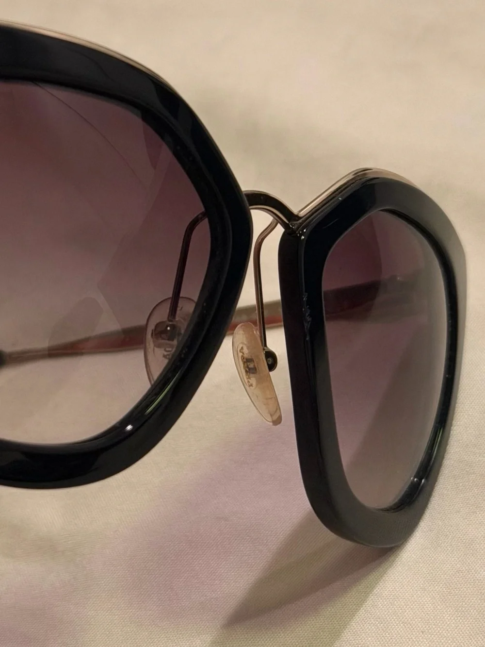 Prada Black Cat-Eye Sunglasses